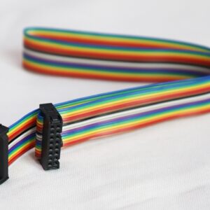 16PIN LED Screen Flat Ribbon Data Rainbow Color Signal Cable
